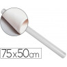 Papier de soie maildor 50x75cm 18g/m2 unicolore blanc rouleau 24f