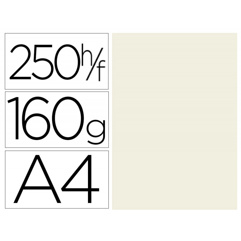 Papier couleur clairefontaine trophée multifonction a4 160g/m2 couleurs vives gris perle paquet 250 feuilles