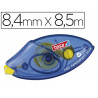 Colle tesa roller jetable adhésion temporaire ergonomique ruban haute qualité plastique emballage recyclé 8.4mmx8.5m