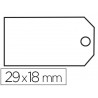 Étiquette à fil apli agipa 18x29mm cartonnette blanche fil blanc coton paquet 200 unités