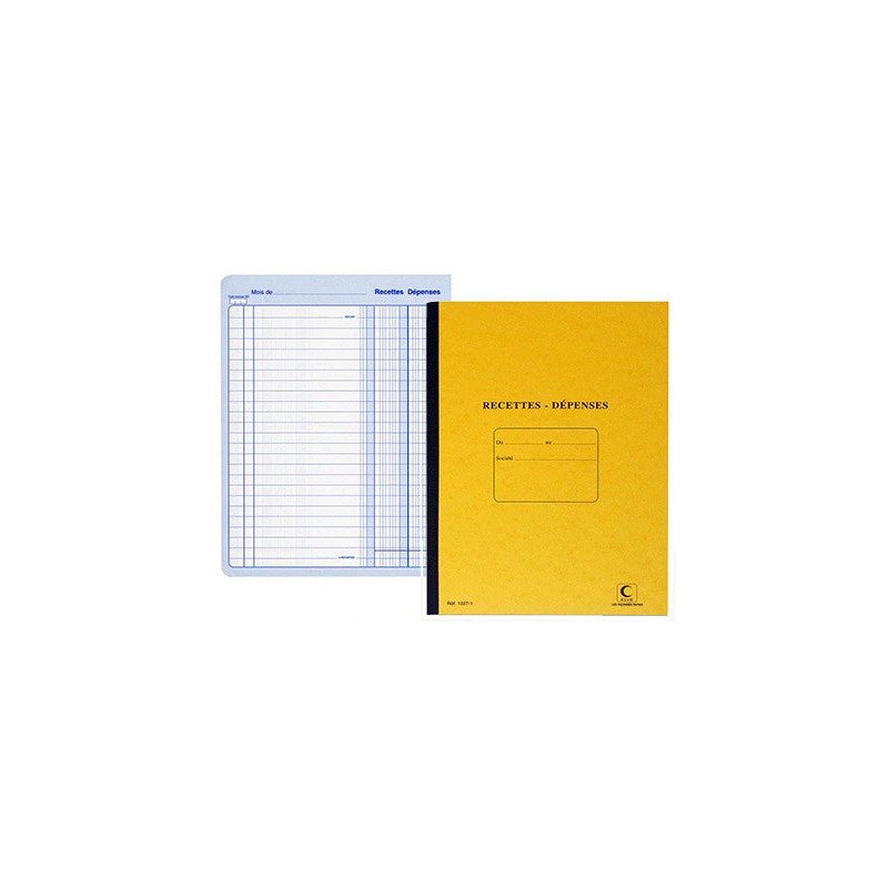 Registre standard elve piqué a4 210x297mm recettes dépenses 80 pages