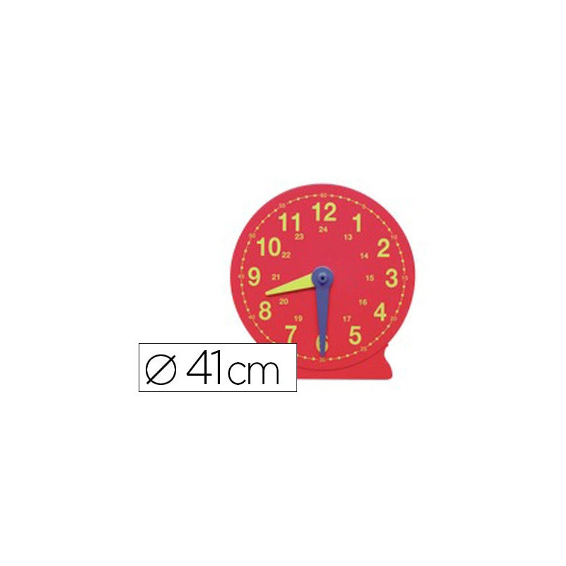 Grande horloge magnétique aiguilles synchronisées diamètre 41cm