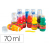 Gouache lefranc bourgeois liquide applicateur spoty embout mousse coloris assortis boîte 12 flacons 70ml