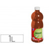 Gouache lefranc bourgeois liquide redimix non toxique fluide couvrante prête à l'emploi terre sienne flacon 1000ml