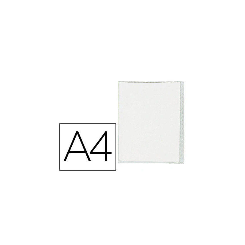 Protège-cahier elba standard pvc cristal 20/100e rabat a4 210x297mm incolore