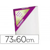 Toile sur chassis liderpapel 20f agraffe au dos 100% coton 1,8x3,8 cm bords en bois 73x60 cm