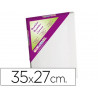 Toile sur chassis liderpapel 5f agraffe au dos 100% coton 1,8x3,8 cm bords en bois 35x27 cm
