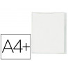 Protège-cahier elba standard pvc cristal 20/100e rabat a4+ 240x320mm incolore