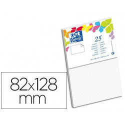 Carte oxford vélin 82x128mm...