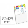 Carte oxford vélin 82x128mm 240g coloris blanc étui 25 unités