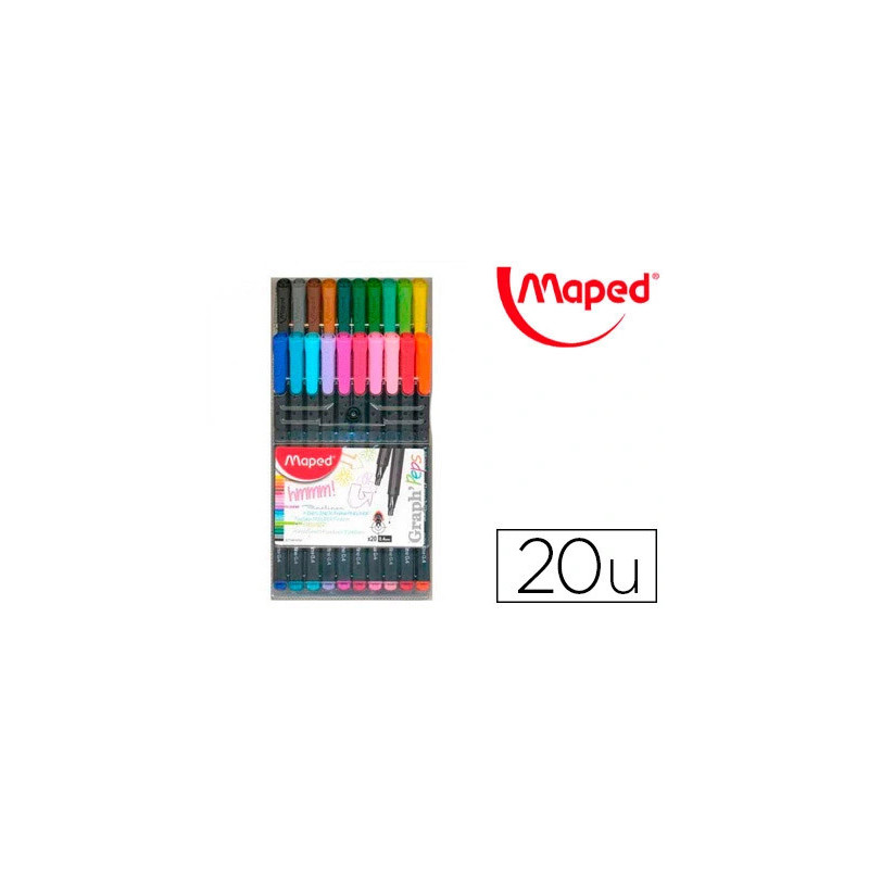 Crayon couleur maped color pep's triangulaire mine tendre résistante sans écharde coloris lumineux étui carton 18u