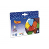 Crayon cire jovi l'ours magique triangulaire ergonomique forme tête ours pot 30 unités