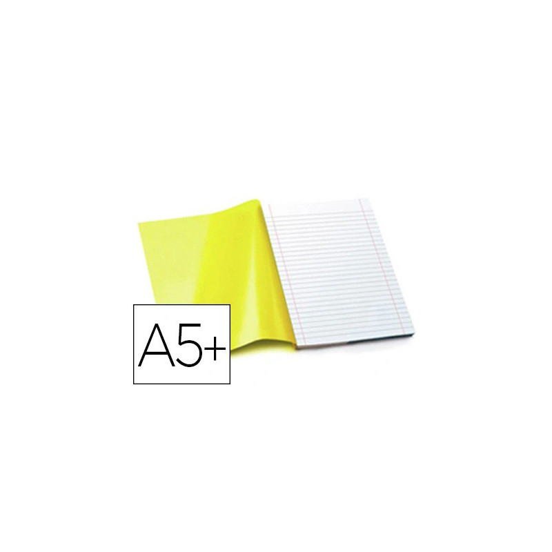 Protège-cahier riplast avec rabat bande adhésive a5+ 170x220mm paquet 20 unités