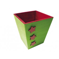 Cache-pot en bois à décorer...