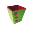 Cache-pot en bois à décorer 11.5x10 x10cm