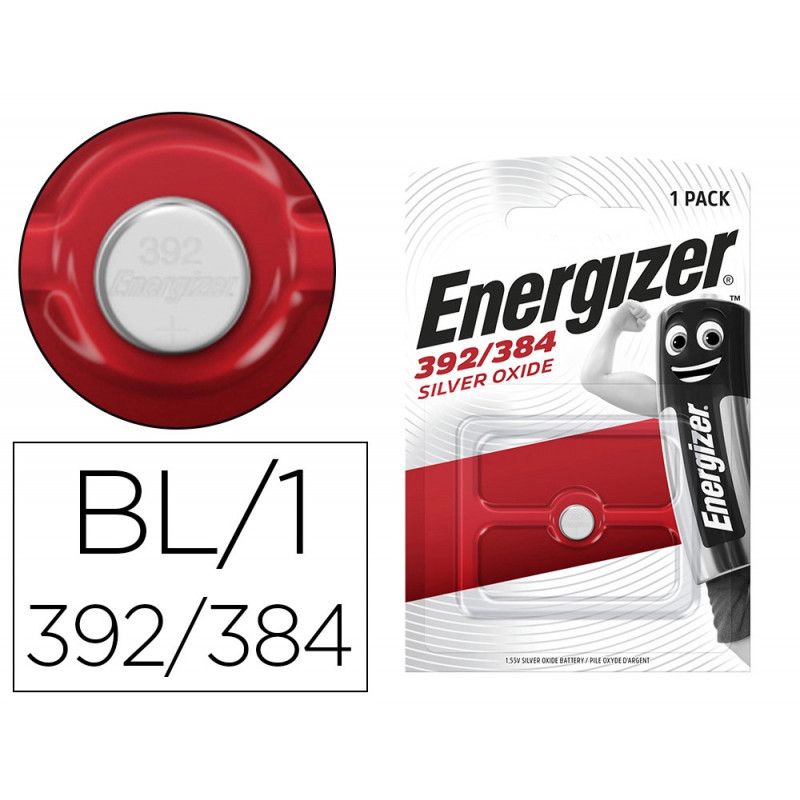 Pile energizer montres oxyde argent i.c.e. 392/384 blister 1 unité