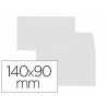 Enveloppe oxford vélin 90x140mm 120g coloris blanc étui 20 unités