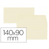 Enveloppe oxford vélin 90x140mm 120g coloris vanille étui 20 unités