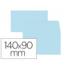 Enveloppe oxford vélin 90x140mm 120g coloris bleu ciel étui 20 unités