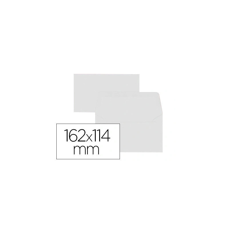 Enveloppe oxford c6 114x162mm 120g gommée coloris blanc étui 20 unités