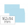 Enveloppe oxford c6 114x162mm 120g gommée coloris bleu ciel étui 20 unités