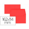 Enveloppe oxford vélin 114x162mm 120g coloris rouge étui 20 unités