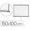 Écran projection nobo trépied format 16/10 inclinaison repliable poids 7.50kg 150x100cm