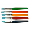 Pinceau sculpteur pinselfabrik maternelle manche couleur pointe silicone inusable formes assorties set 5 unités