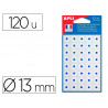 Oeillet adhésif apli agipa format 13mm renforcement documents perforés pochette 120 unités