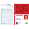 Manifold autocopiant liderpapel livraisons 140x210mm 50 duplis