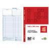 Manifold autocopiant liderpapel factures 140x210mm 50 triplis