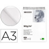 Bloc spirale liderpapel esquisses uni 90g/m2 a3 100f