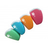 Taille-crayon liderpapel plastique réservoir à copeaux non détachable 1 usage coloris assortis