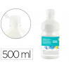 Gouache scolaire liderpapel liquide lavable fermeture sécurité brillante coloris blanc flacon 500ml