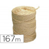 Ficelle sisal écologique liderpapel 3 fils idéal colis tra vaux manuels décoration rouleau 1kg longueur 167m écru