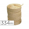 Ficelle sisal écologique liderpapel 3 fils idéal colis tra vaux manuels décoration rouleau 2kg longueur 334m écru