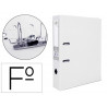 Classeur levier liderpapel documenta a4+ carton remborde dos 75mm rado metallique coloris blanc