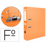 Classeur levier liderpapel documenta a4+ carton remborde dos 75mm rado metallique coloris orange