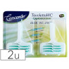 Désodorisant cuvette wc coldis triple action javel détartre blanchit hygiénise lot 2 unités