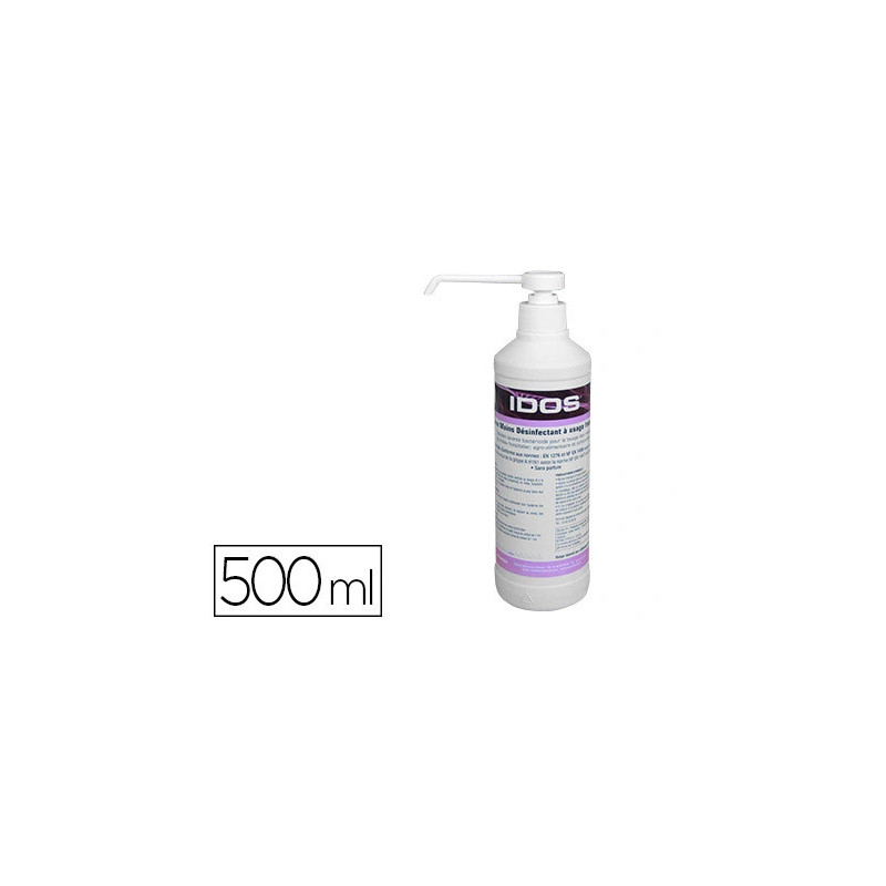 Savon mains coldis idos epidoserm bactéricide lave désinfecte ph neutre flacon pompe 500ml