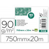 Papier calque liderpapel 75cmx20m 90g rouleau