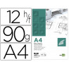 Papier calque liderpapel a4 210x297mm 90g sachet de 12 feuilles