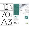 Papier calque liderpapel a3 297x420mm 70g sachet 12 feuilles