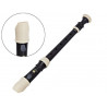 Flûte éditions fuzeau soprano baroque 3 parties avec pavillon réglable taille 320mm