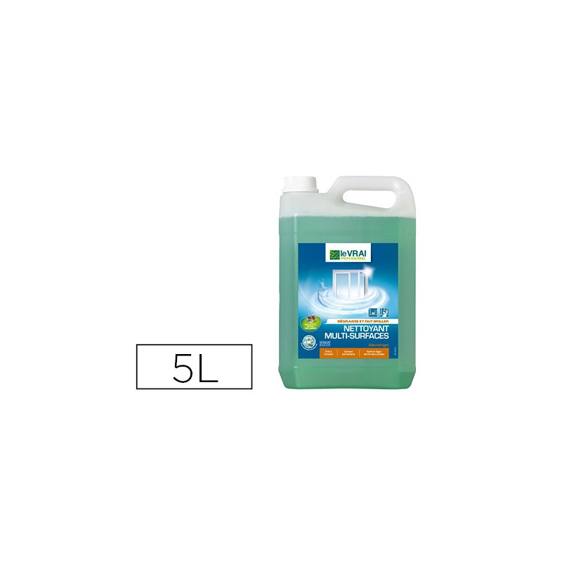 Nettoyant le vrai professionnel multi-surfaces dégraissant brillance bidon 5l