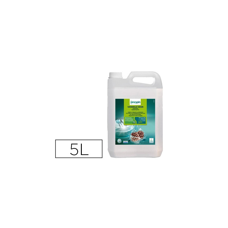 Liquide vaisselle enzymatique formule professionnelle degraissante bidon 5l