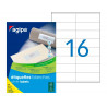 Étiquette adhésive apli agipa multi-usage 105x35mm coins droits boîte 8000 unités 500 feuilles
