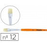 Brosse plate cléopâtre nº12 soie de porc bois fsc vernis protecteur