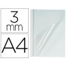 Couverture fellowes thermorelieur pré-encollée dessus pvc dessous carton blanc 9/32f épaisseur 3mm a4 boîte 100f