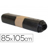 Sac poubelle industriel 85x105cm calibre 120 capacité 100l coloris noir rouleau 10 unités